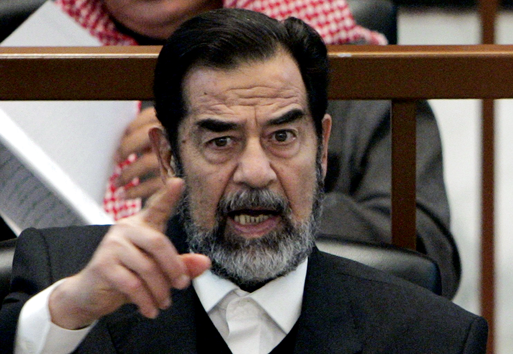 O ex-ditador iraquiano Saddam Hussein, que morreu enforcado após julgamento